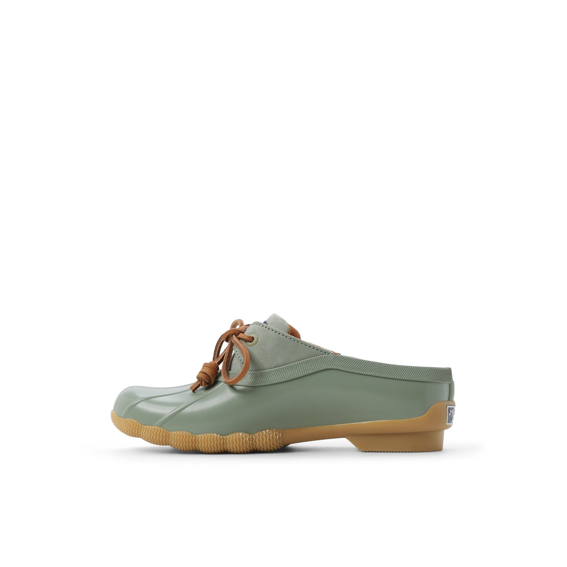 Sperry Saltwater Duck Mule Clog Olive