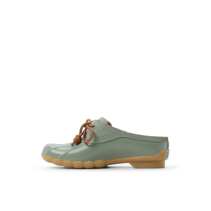 Sperry Saltwater Duck Mule Clog Olive