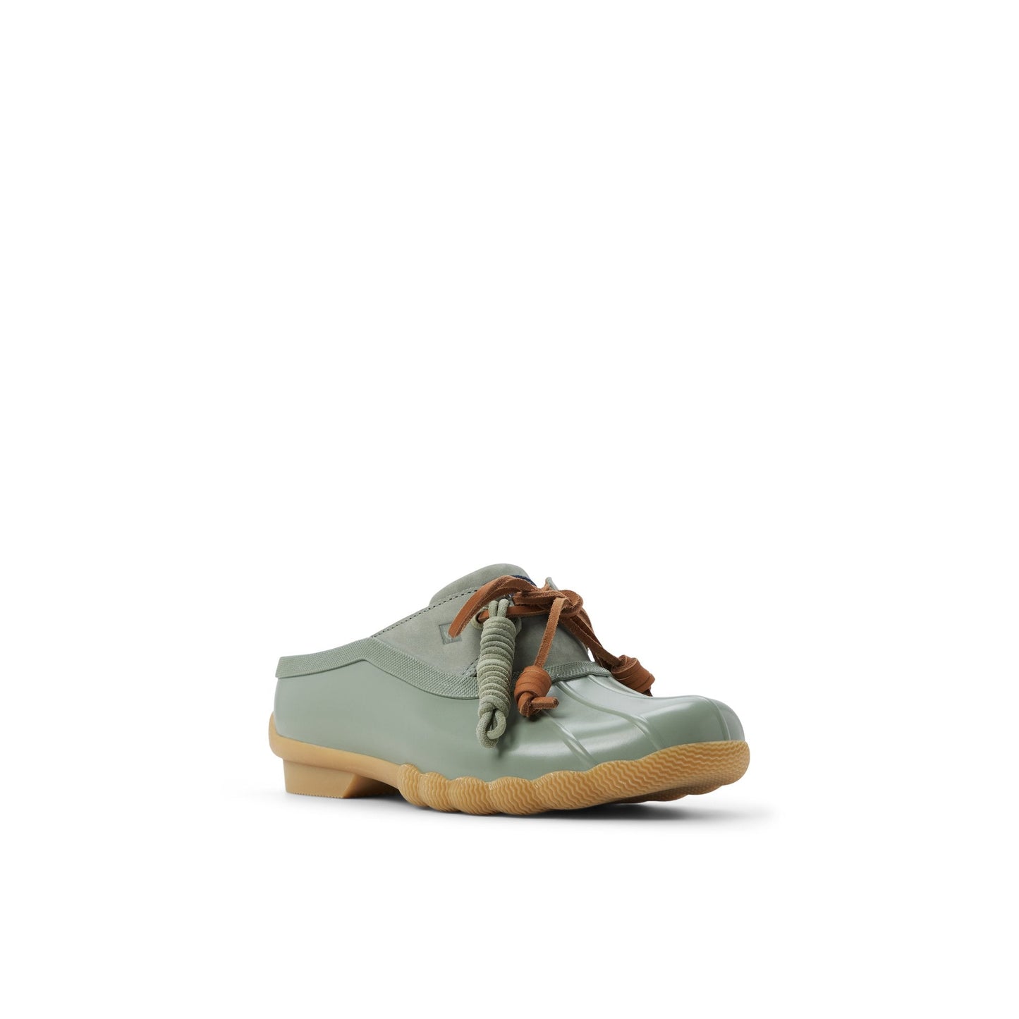 Sperry Saltwater Duck Mule Clog Olive