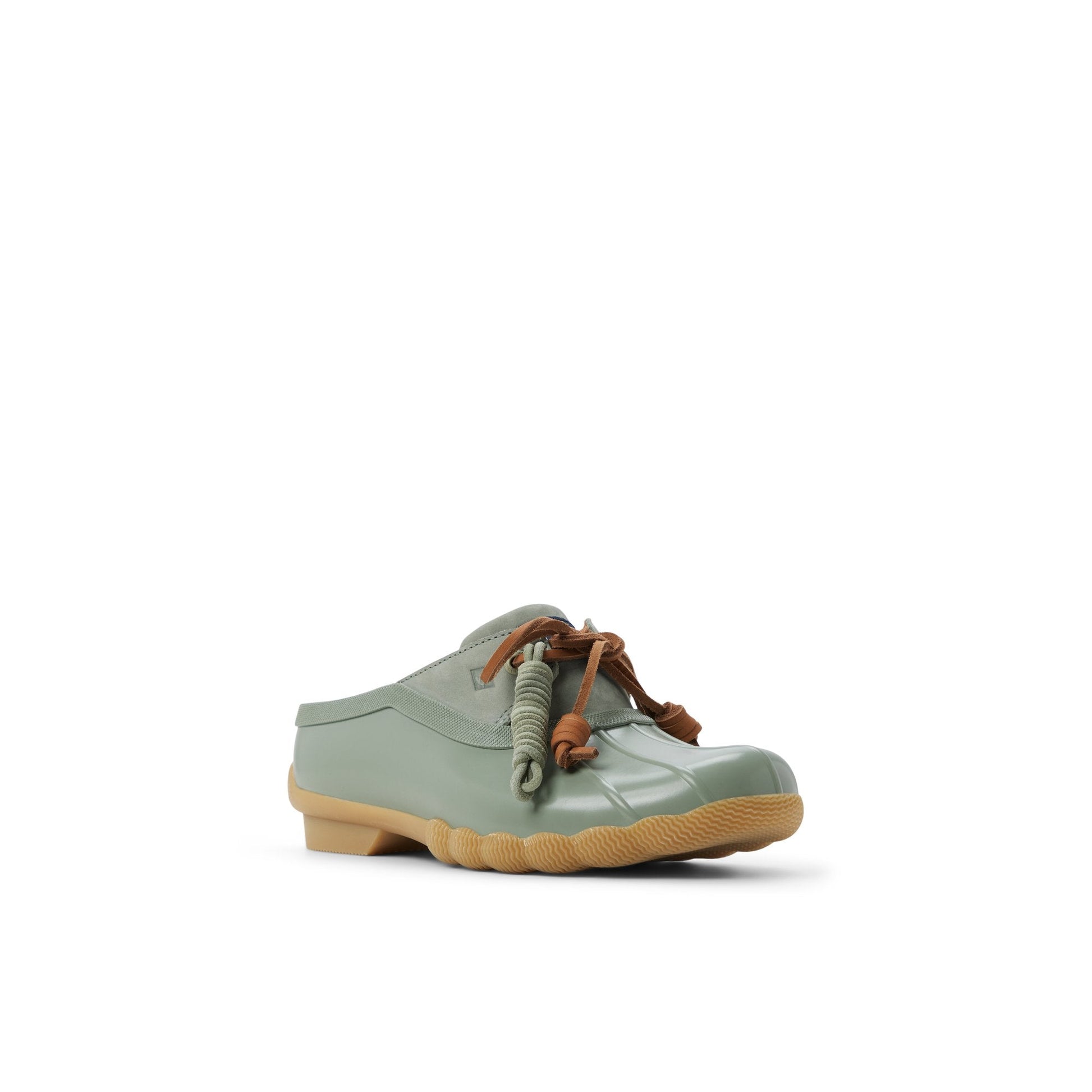Sperry Saltwater Duck Mule Clog Olive