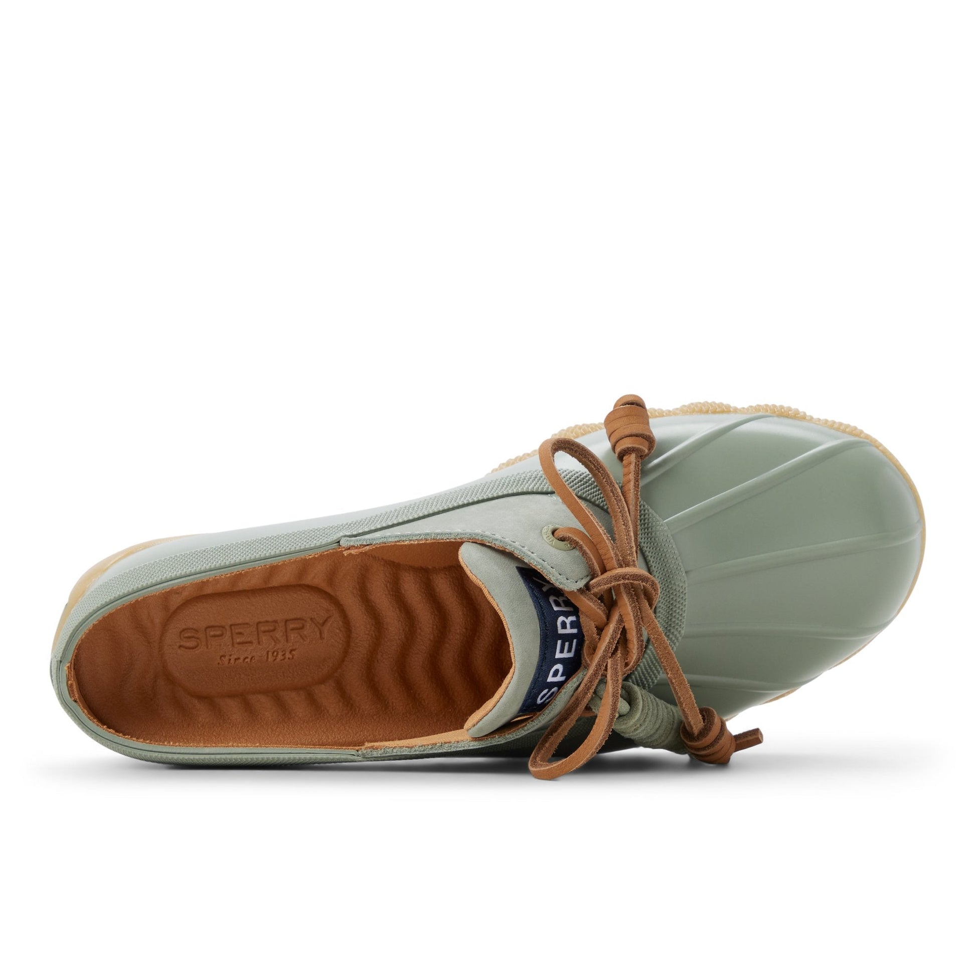 Sperry Saltwater Duck Mule Clog Olive