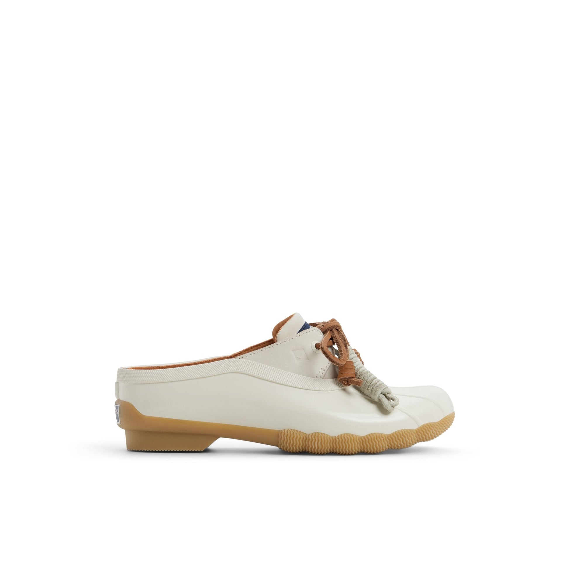 Sperry Saltwater Duck Mule Clog Cream