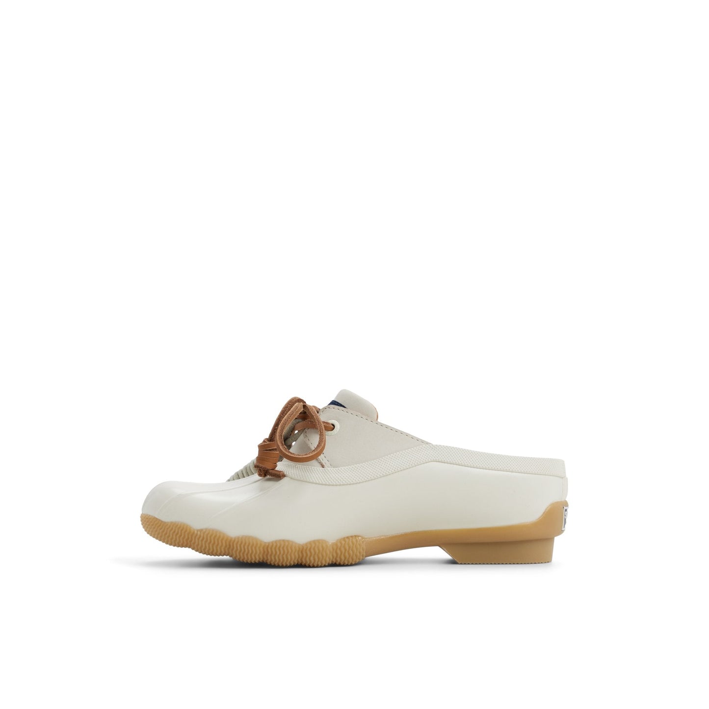 Sperry Saltwater Duck Mule Clog Cream