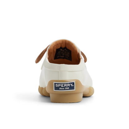 Sperry Saltwater Duck Mule Clog Cream