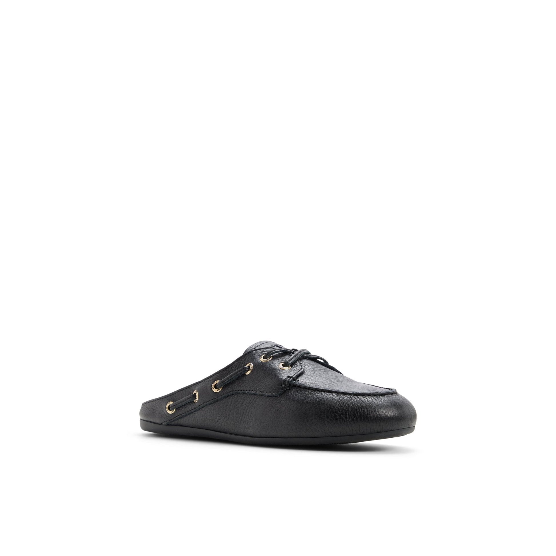Sperry Slim Boat Mule Black