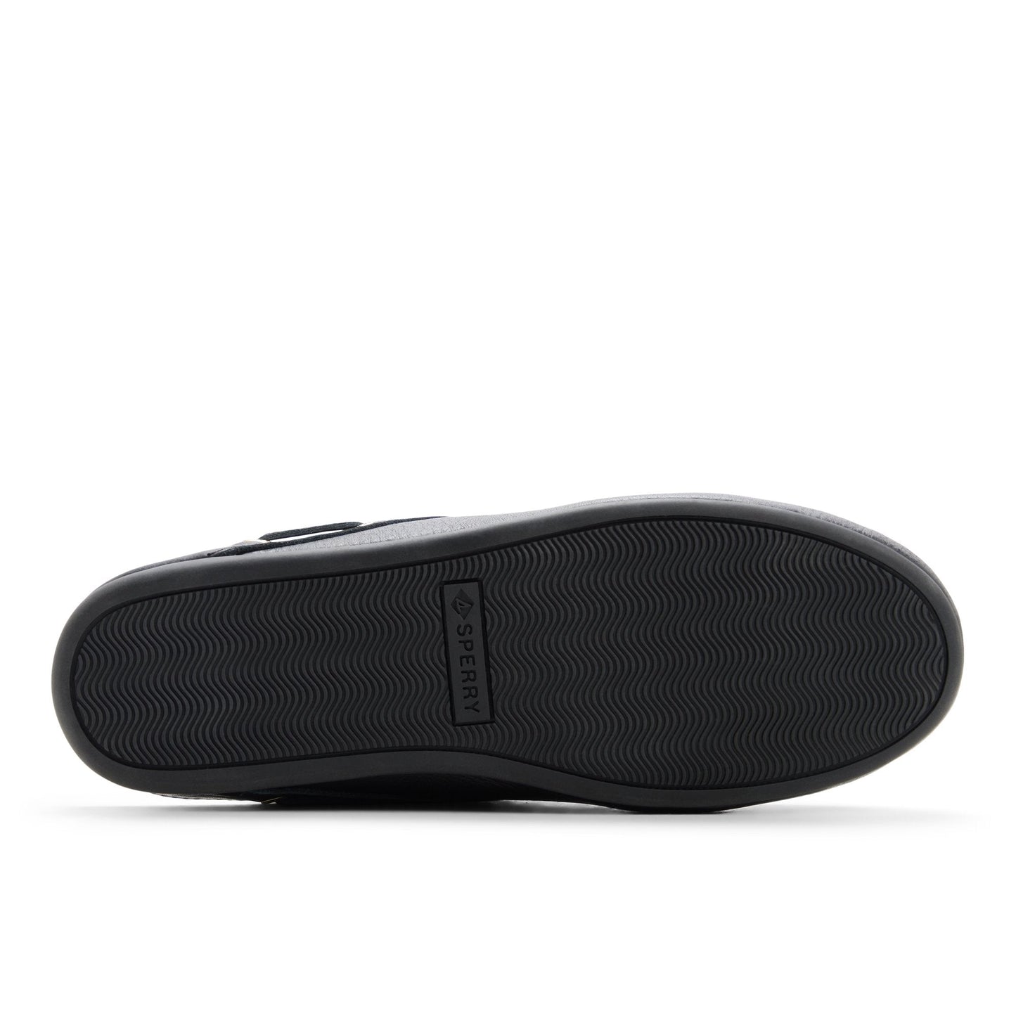 Sperry Slim Boat Mule Black
