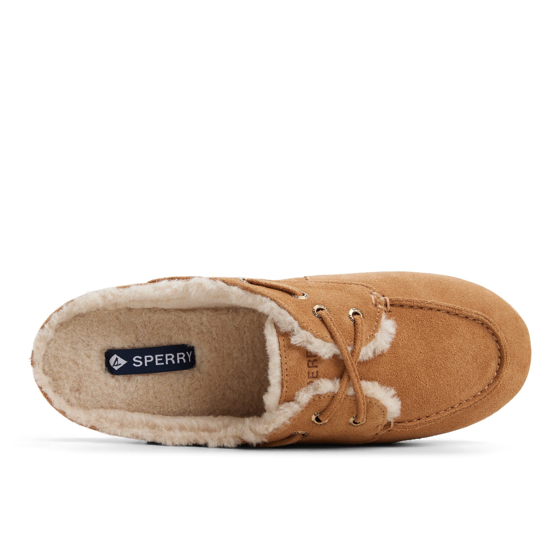 Sperry Slim Boat Mule Tan