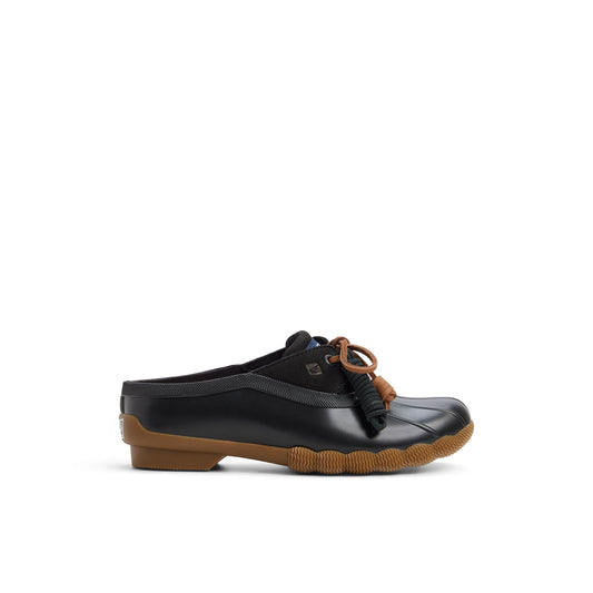 Sperry Saltwater Duck Mule Clog Black