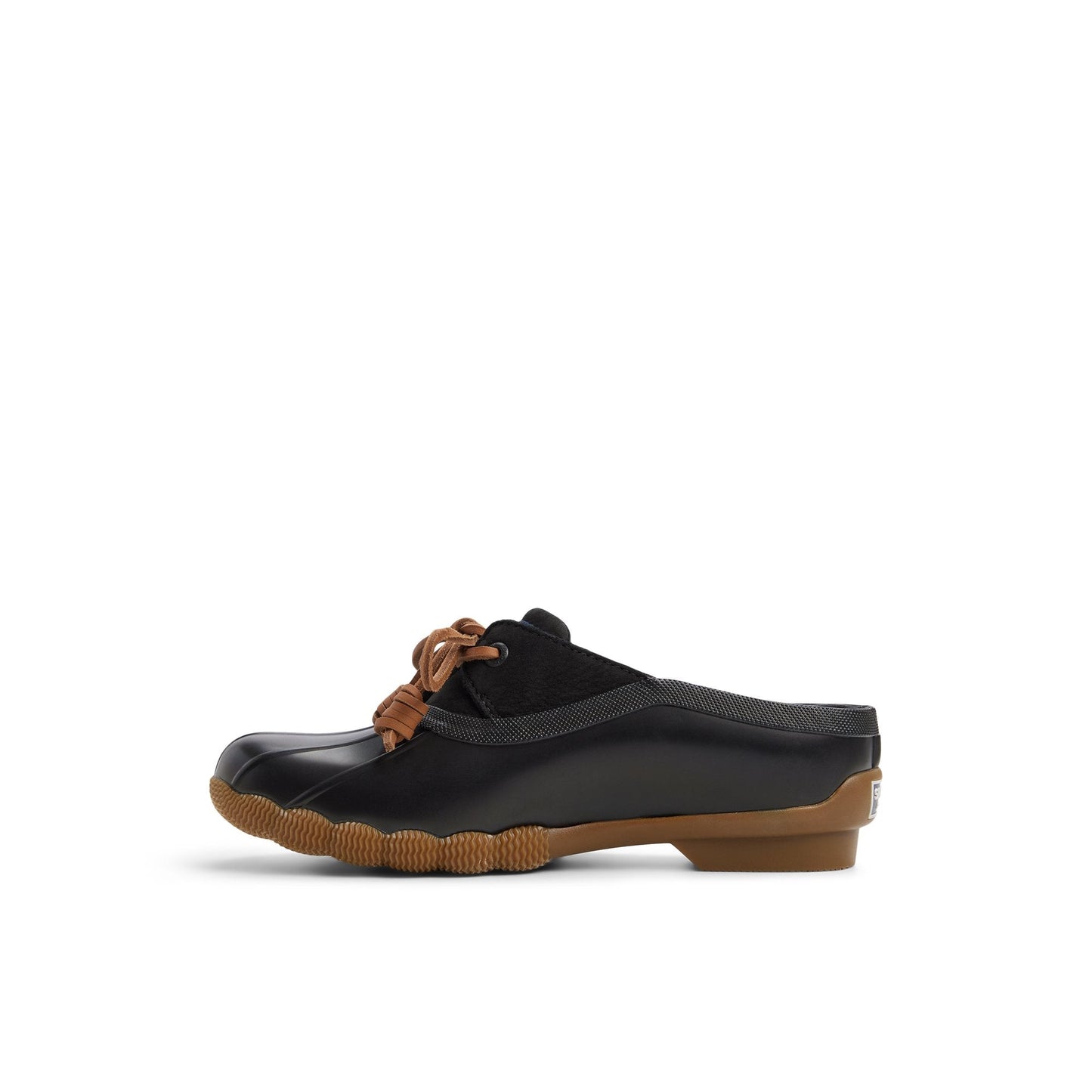 Sperry Saltwater Duck Mule Clog Black