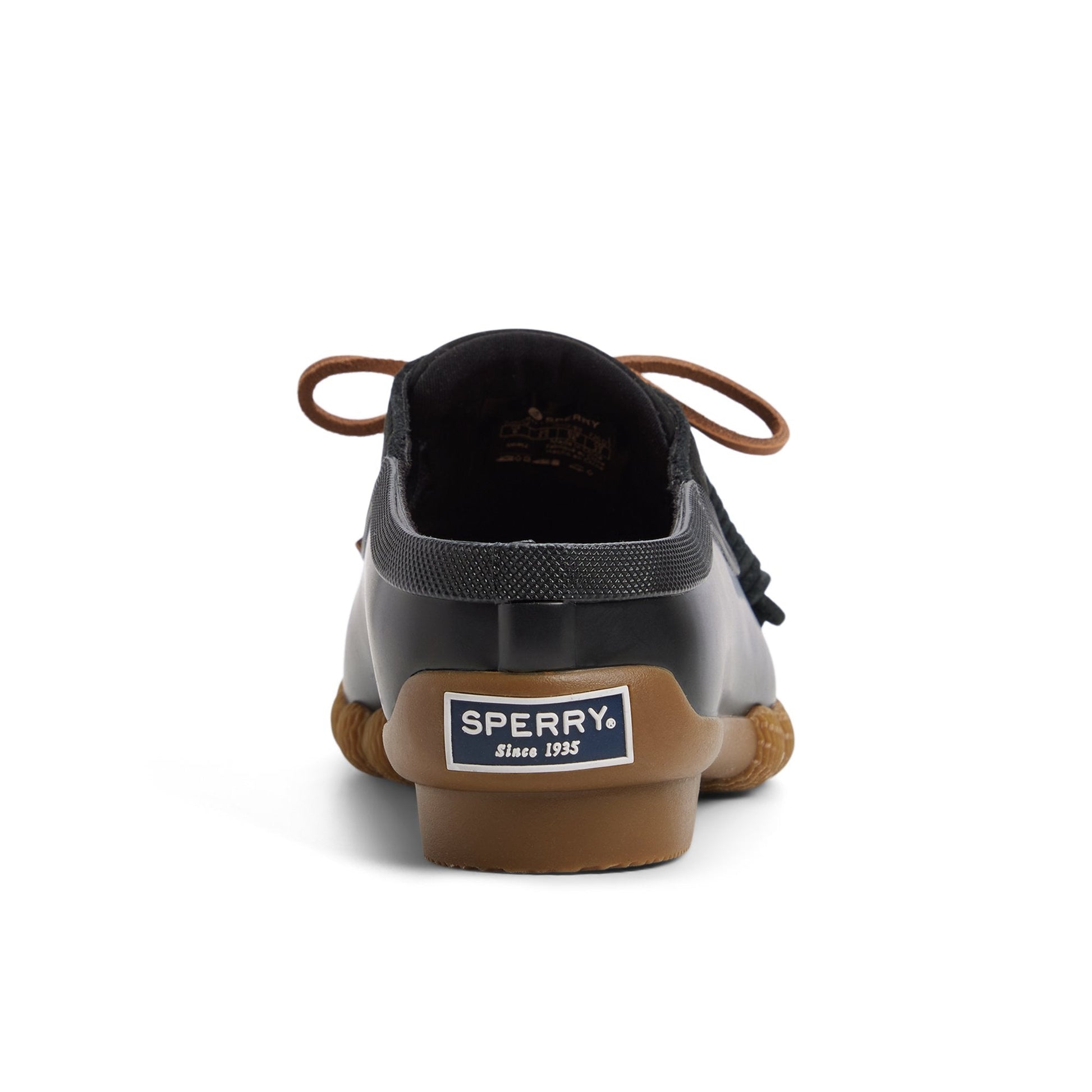 Sperry Saltwater Duck Mule Clog Black