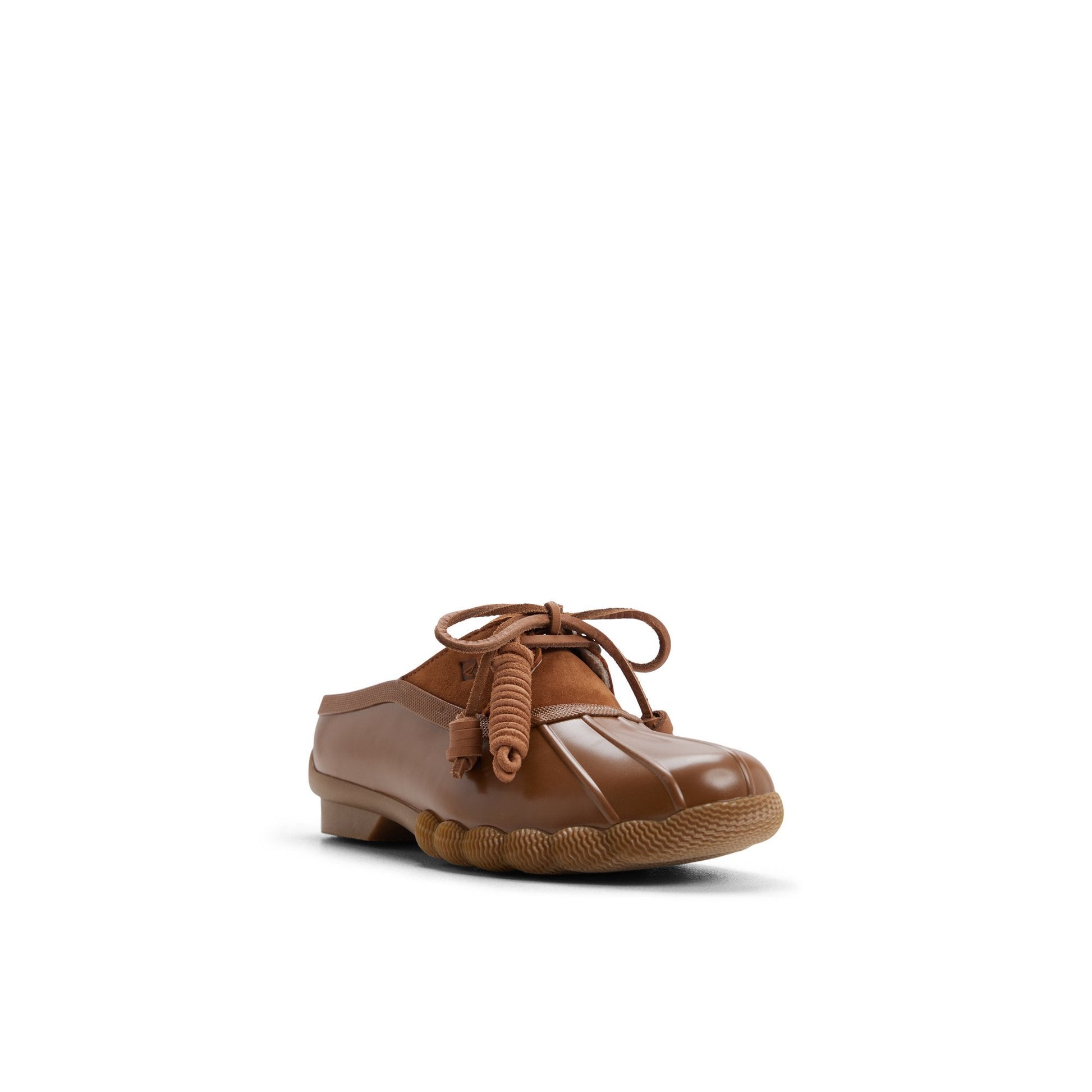 Sperry Saltwater Duck Mule Clog Tan