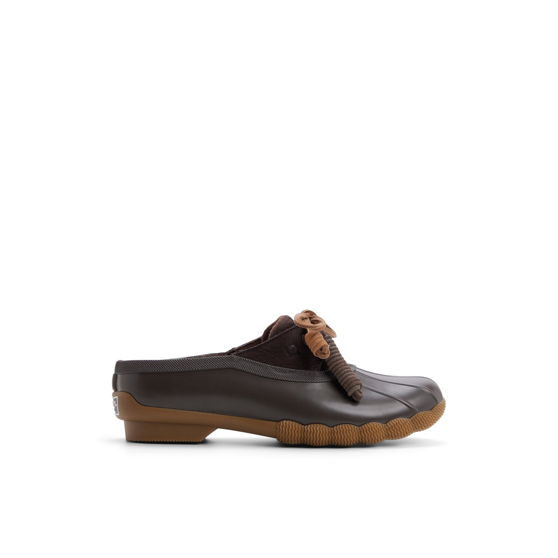 Sperry Saltwater Duck Mule Clog Dark brown