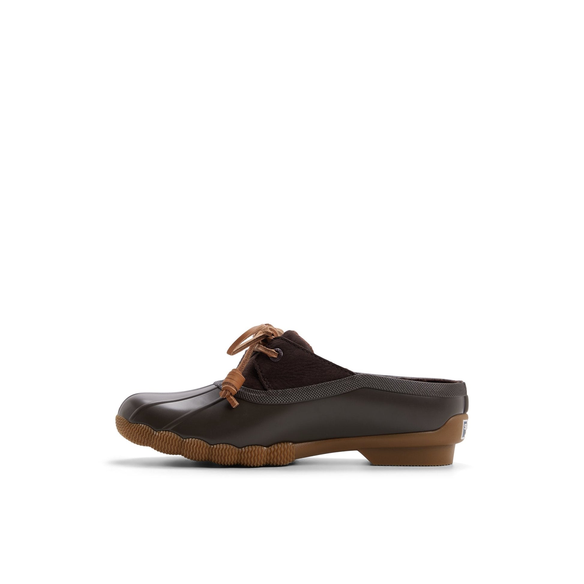 Sperry Saltwater Duck Mule Clog Dark brown