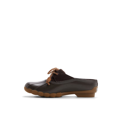 Sperry Saltwater Duck Mule Clog Dark brown