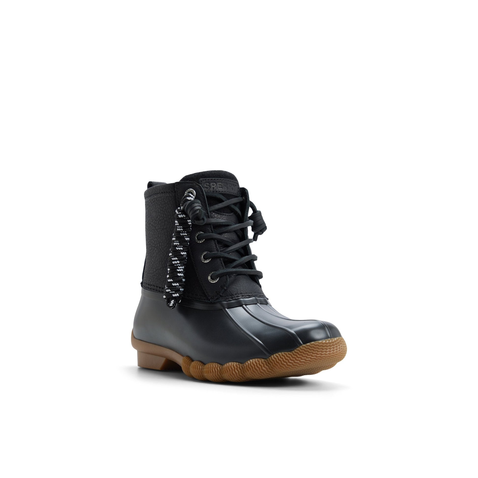 Sperry Saltwater Duck Lug Boot Black