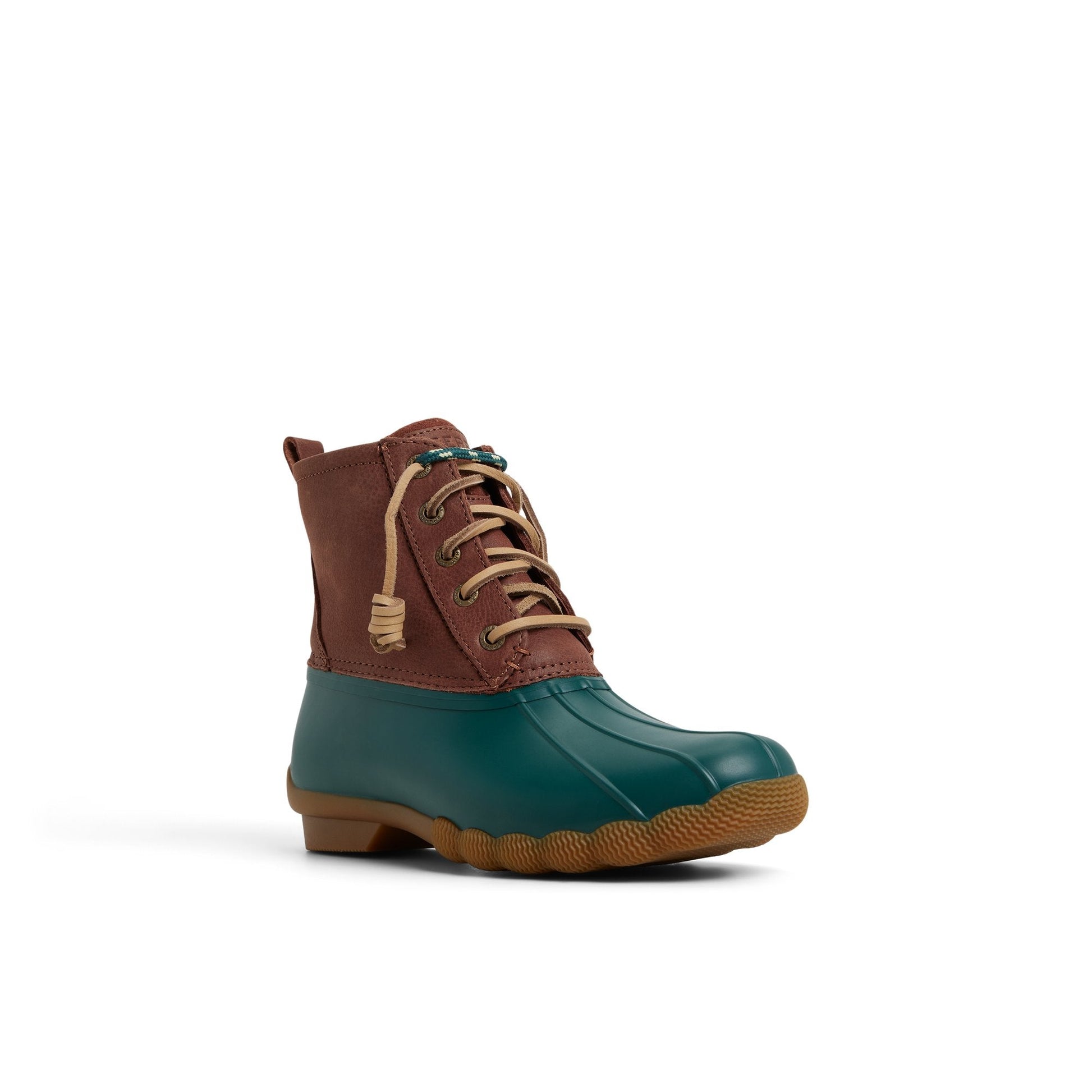 Sperry Saltwater Duck Lug Boot Pine green