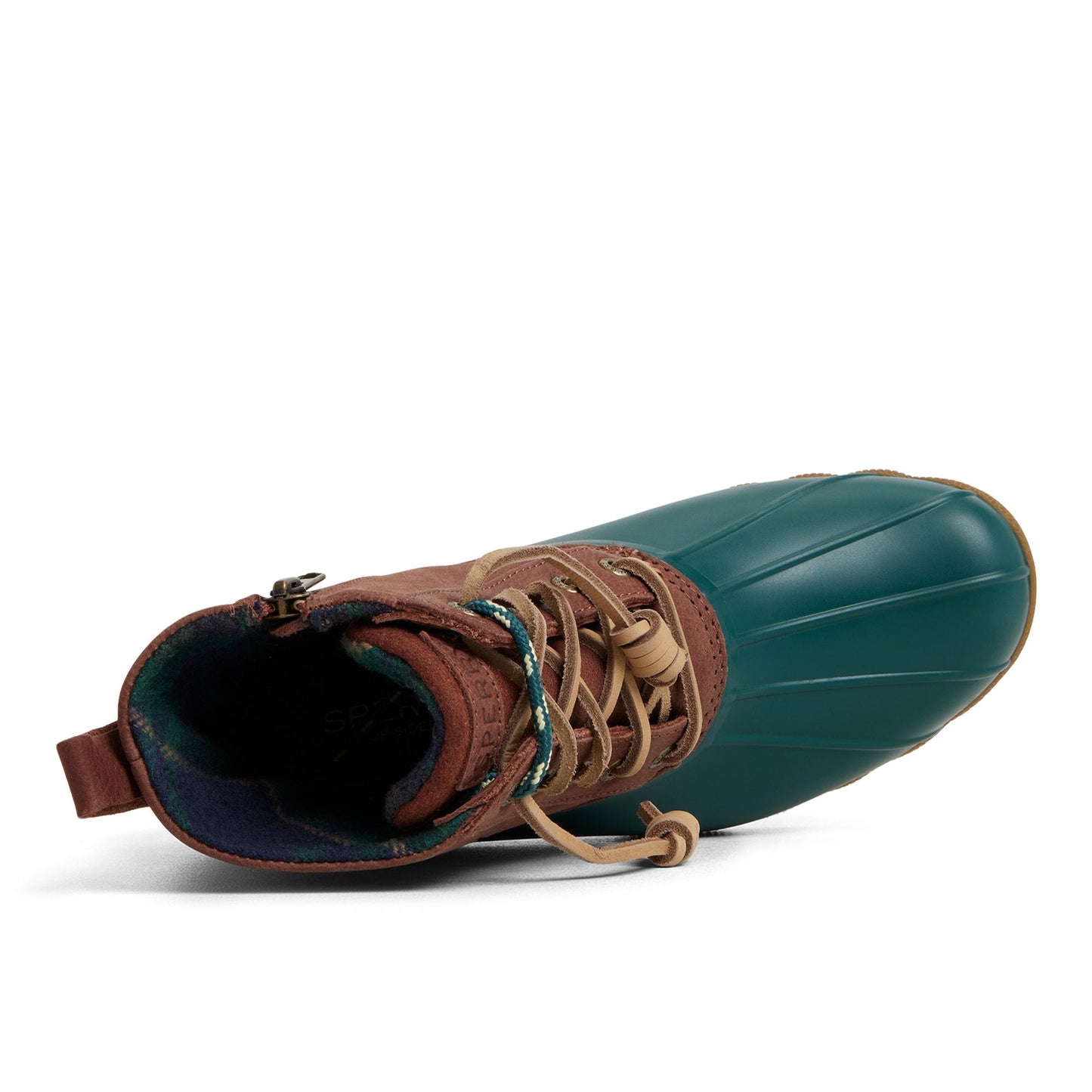 Sperry Saltwater Duck Lug Boot Pine green