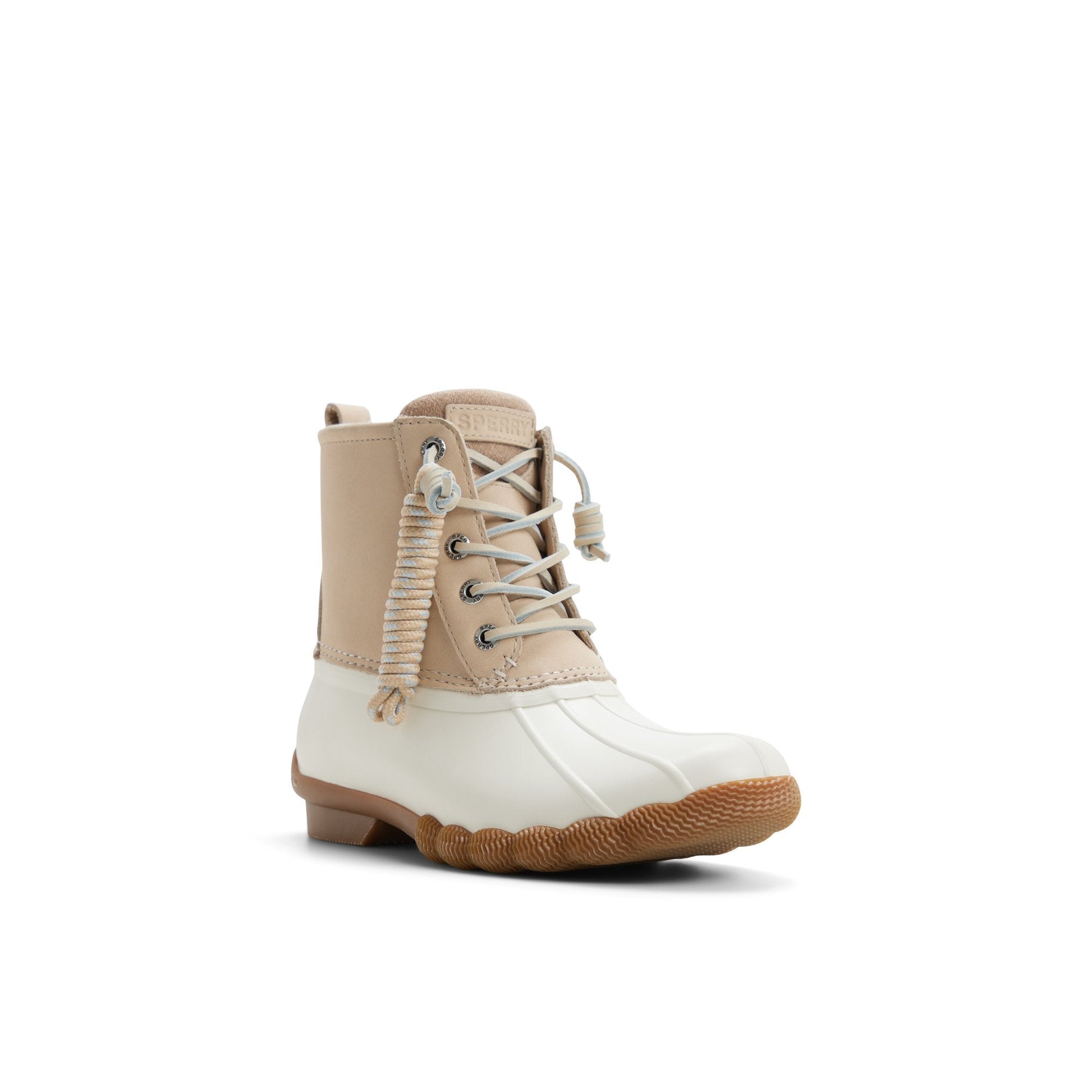 Sperry Saltwater Duck Lug Boot Linen multi