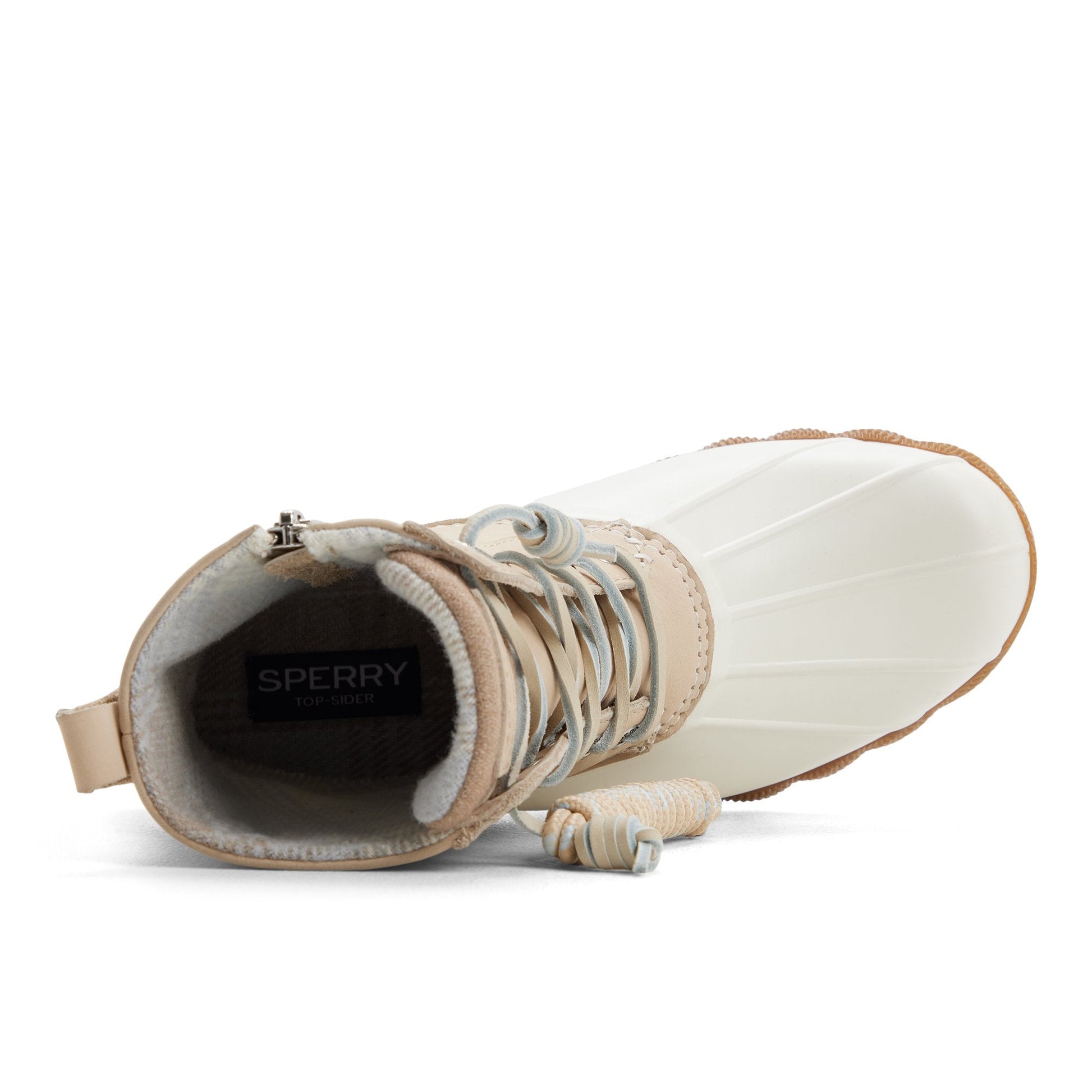 Sperry Saltwater Duck Lug Boot Linen multi