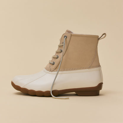 Sperry Saltwater Duck Lug Boot Linen multi