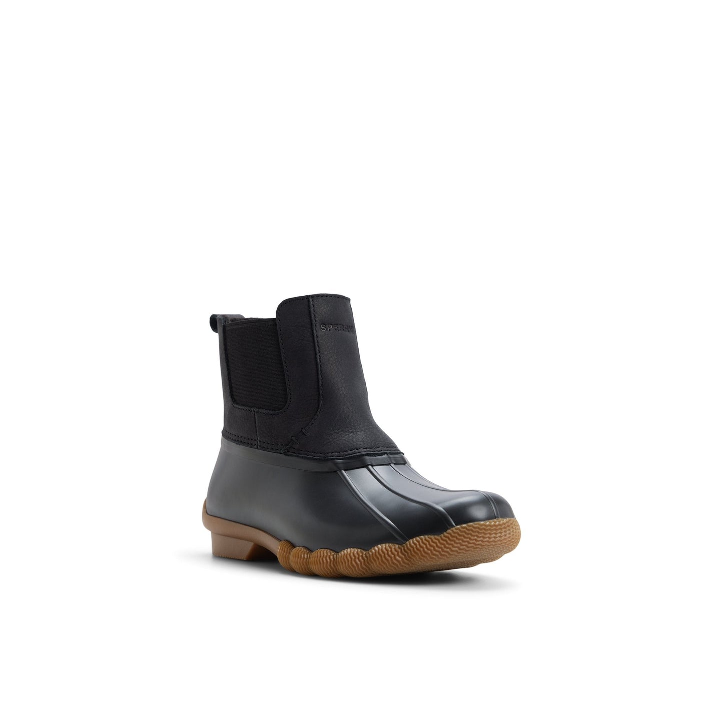 Sperry Saltwater Duck Chelsea Boot Black