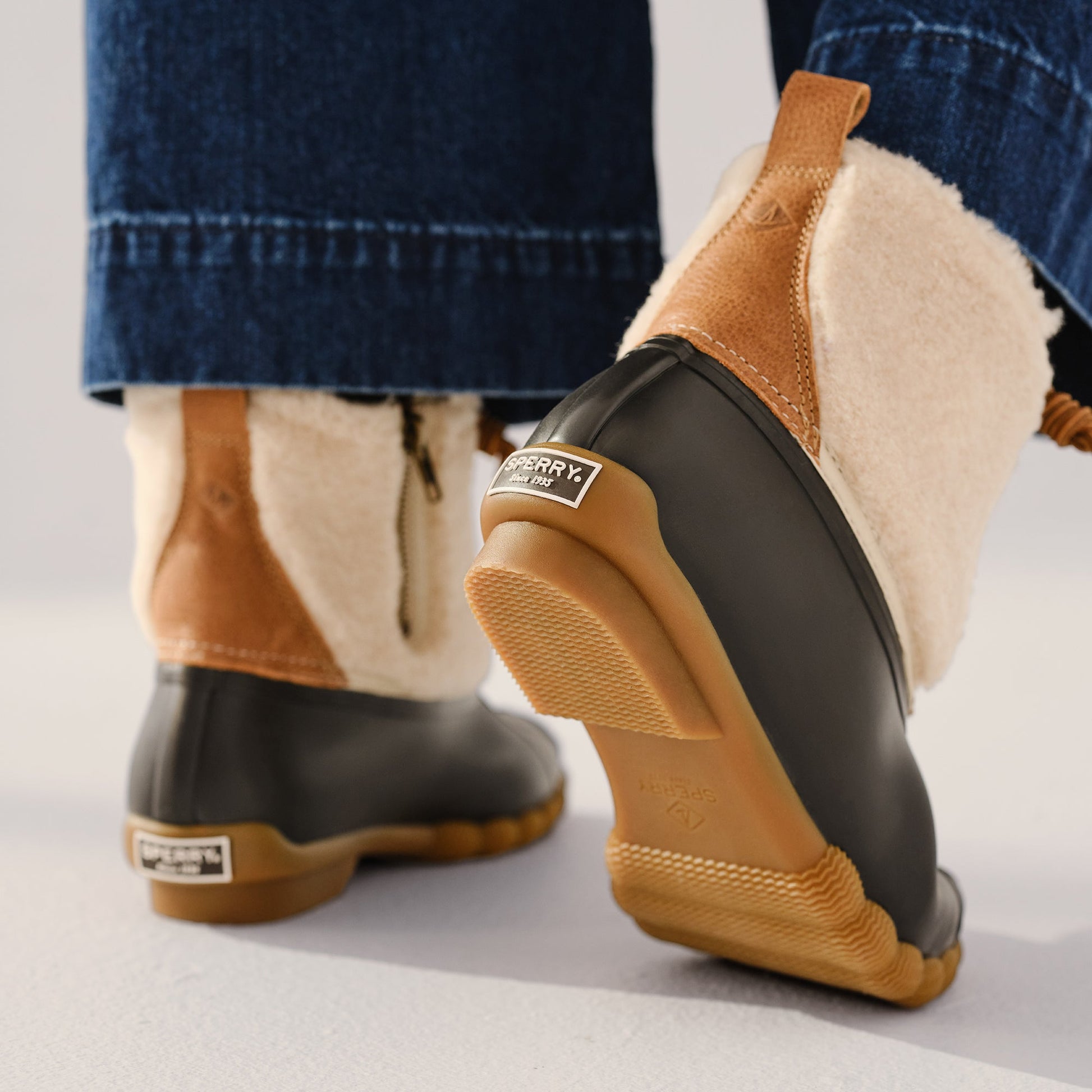Sperry Saltwater Duck Lug Boot Light brown