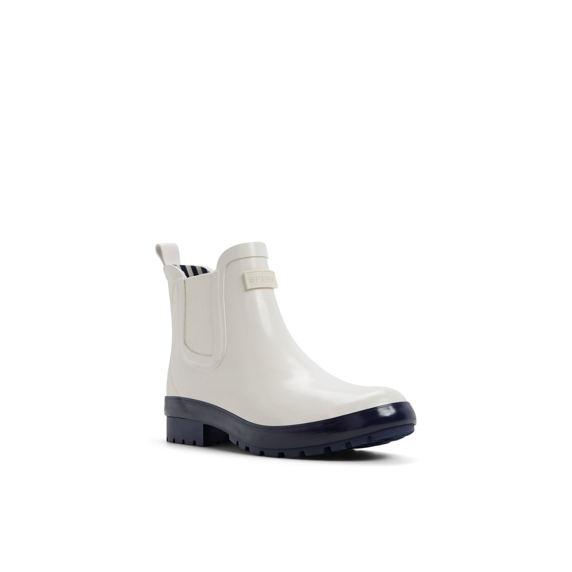 Sperry Drizzle Chelsea Rain Boot Cream