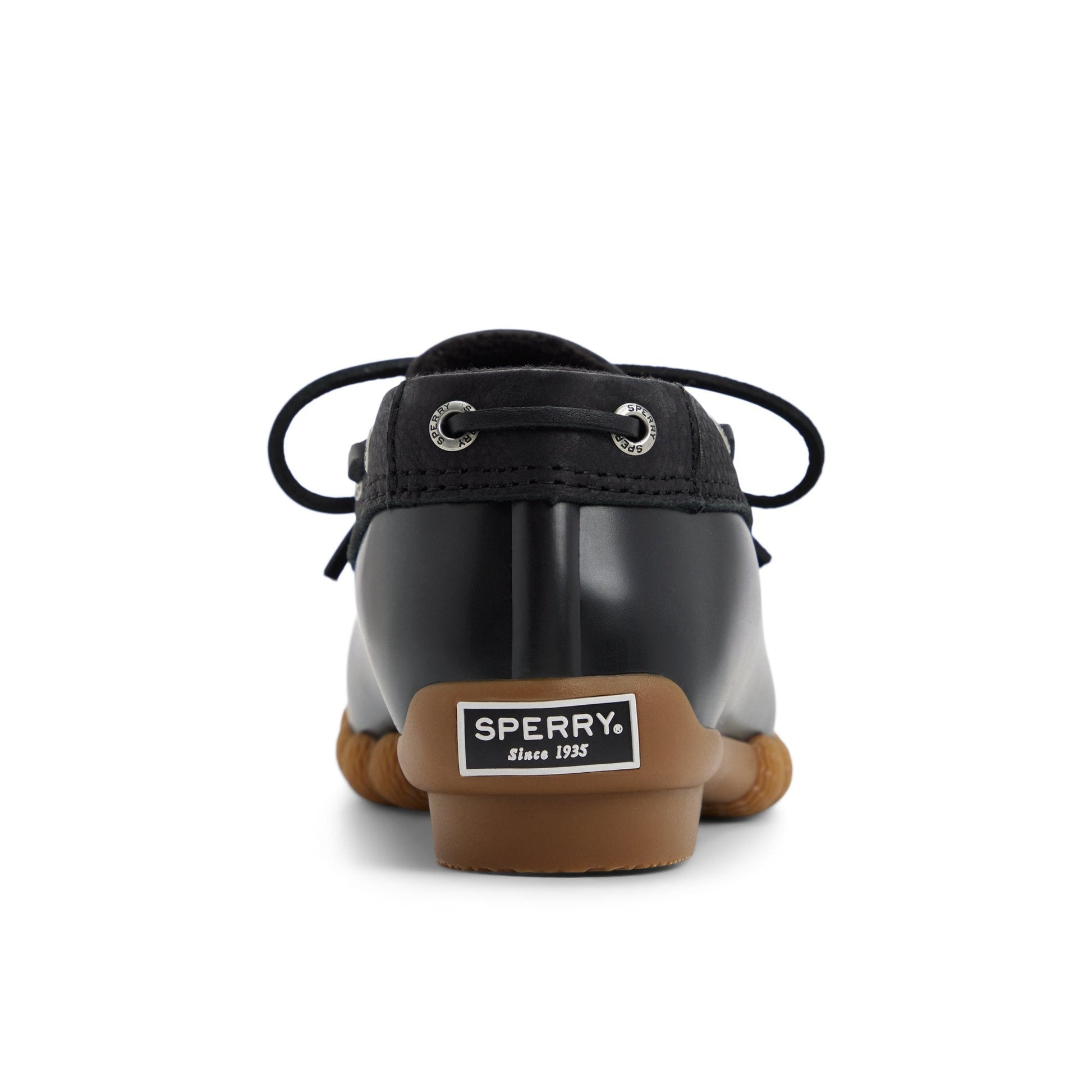 Sperry Saltwater 1 Eye Duck Shoe Black