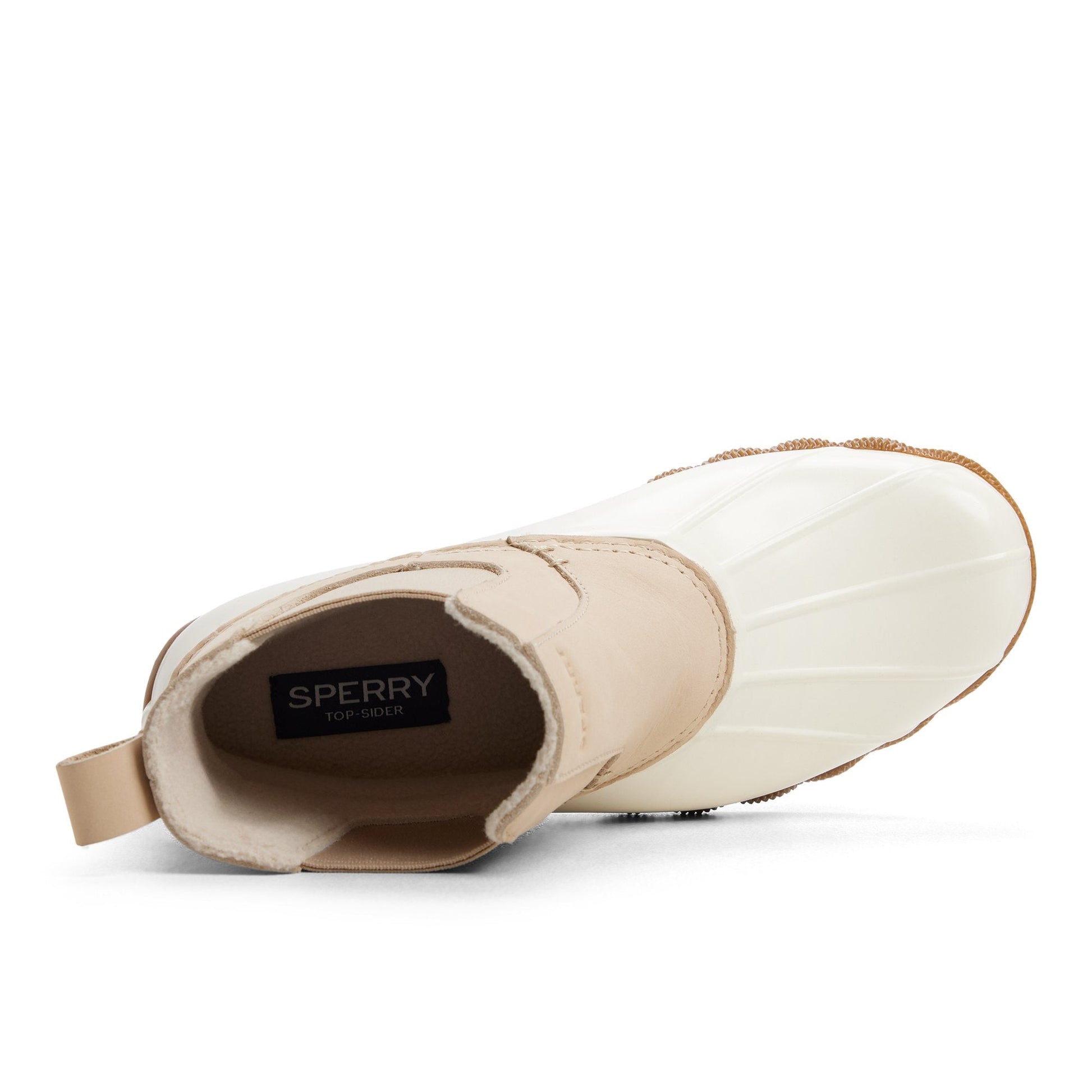 Sperry Saltwater Duck Chelsea Boot Ivory