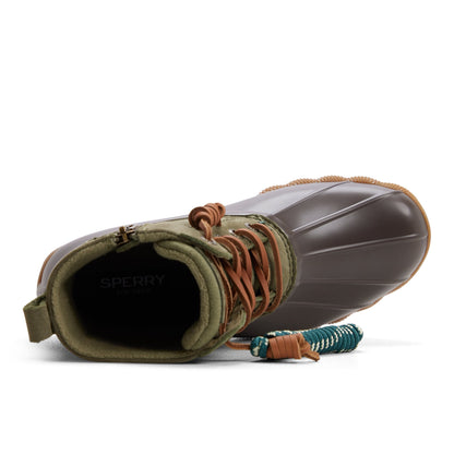 Sperry Saltwater Duck Lug Boot Olive