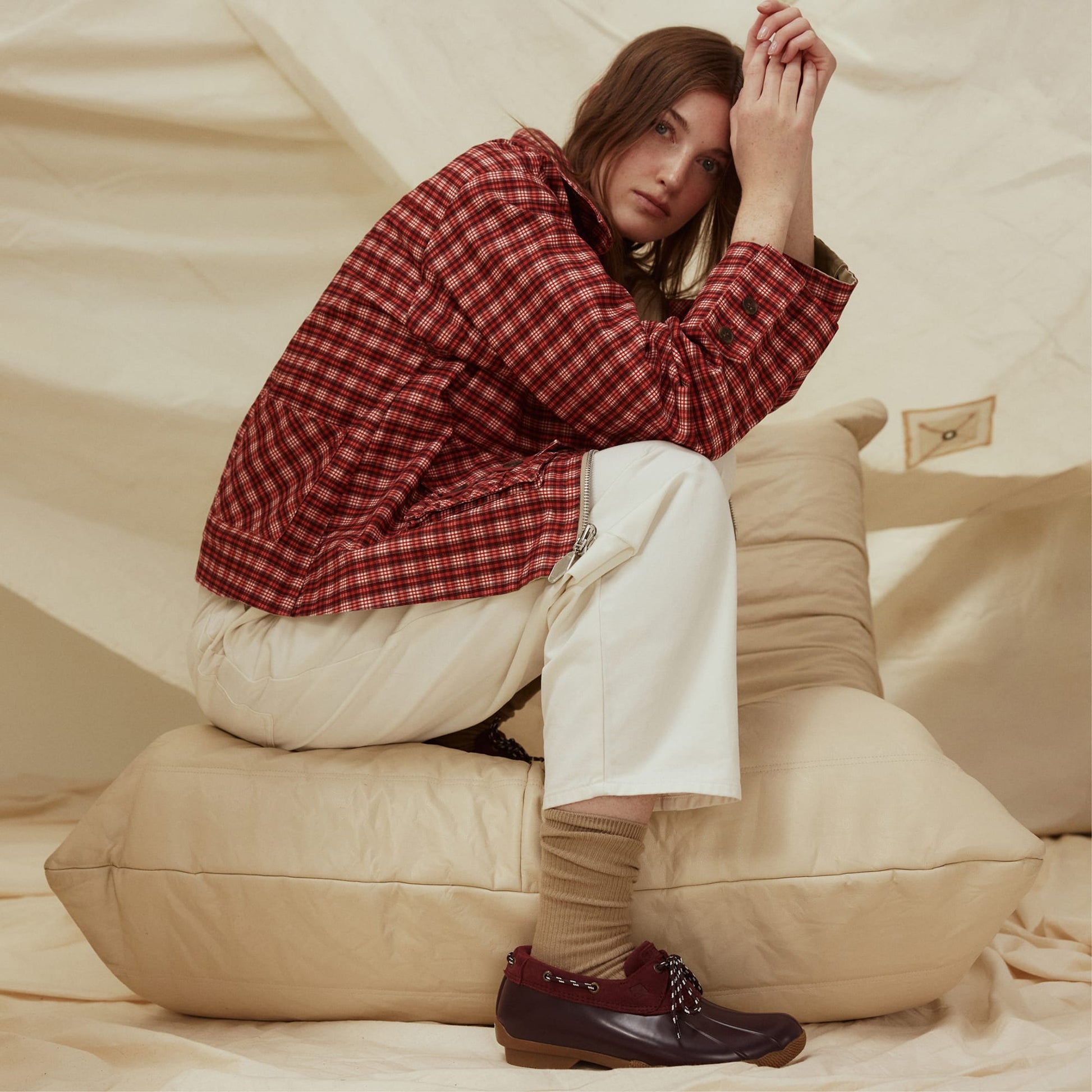 Sperry Saltwater 1 Eye Duck Shoe Bordo