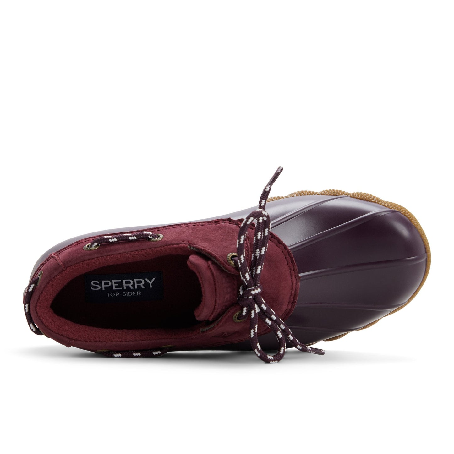Sperry Saltwater 1 Eye Duck Shoe Bordo