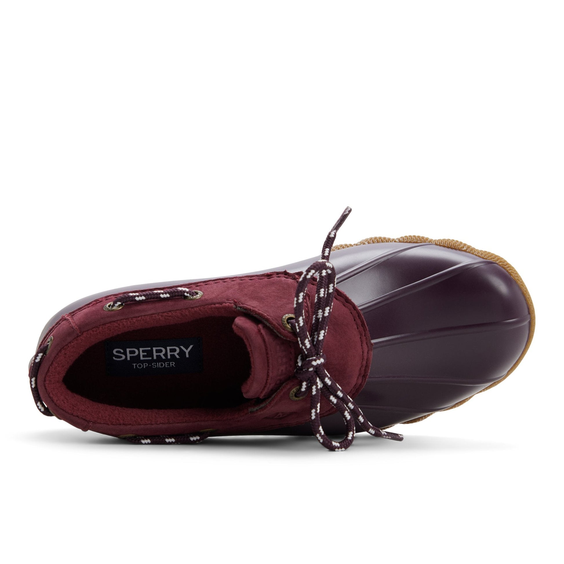 Sperry Saltwater 1 Eye Duck Shoe Bordo
