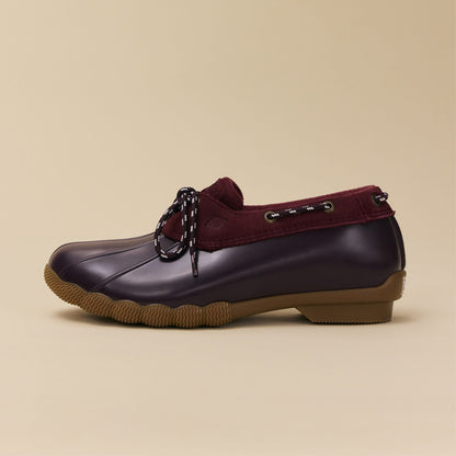 Sperry Saltwater 1 Eye Duck Shoe Bordo