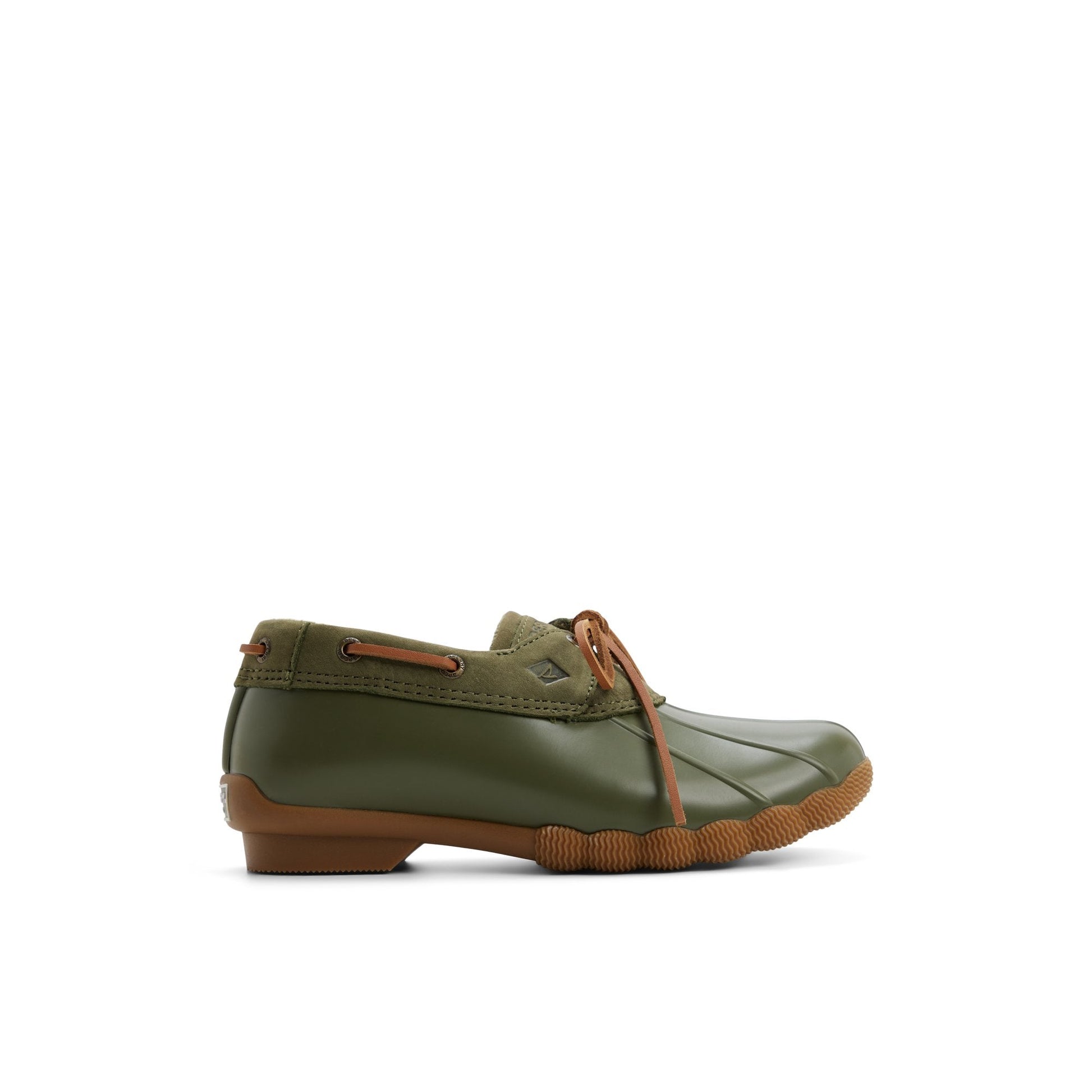 Sperry Saltwater 1 Eye Duck Shoe Olive