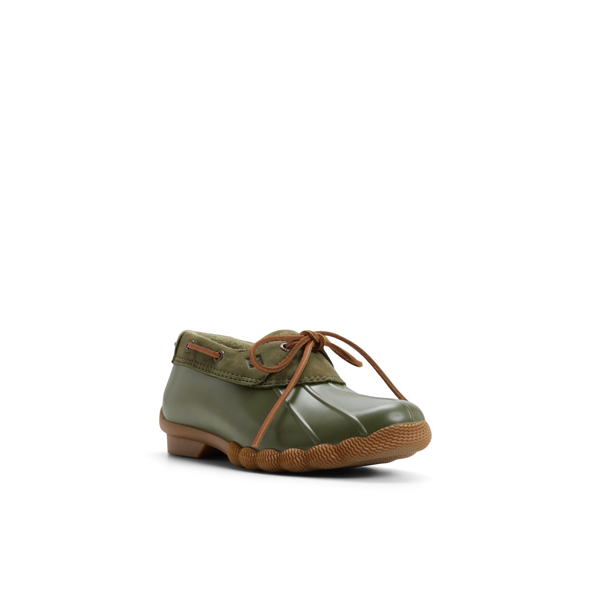Sperry Saltwater 1 Eye Duck Shoe Olive