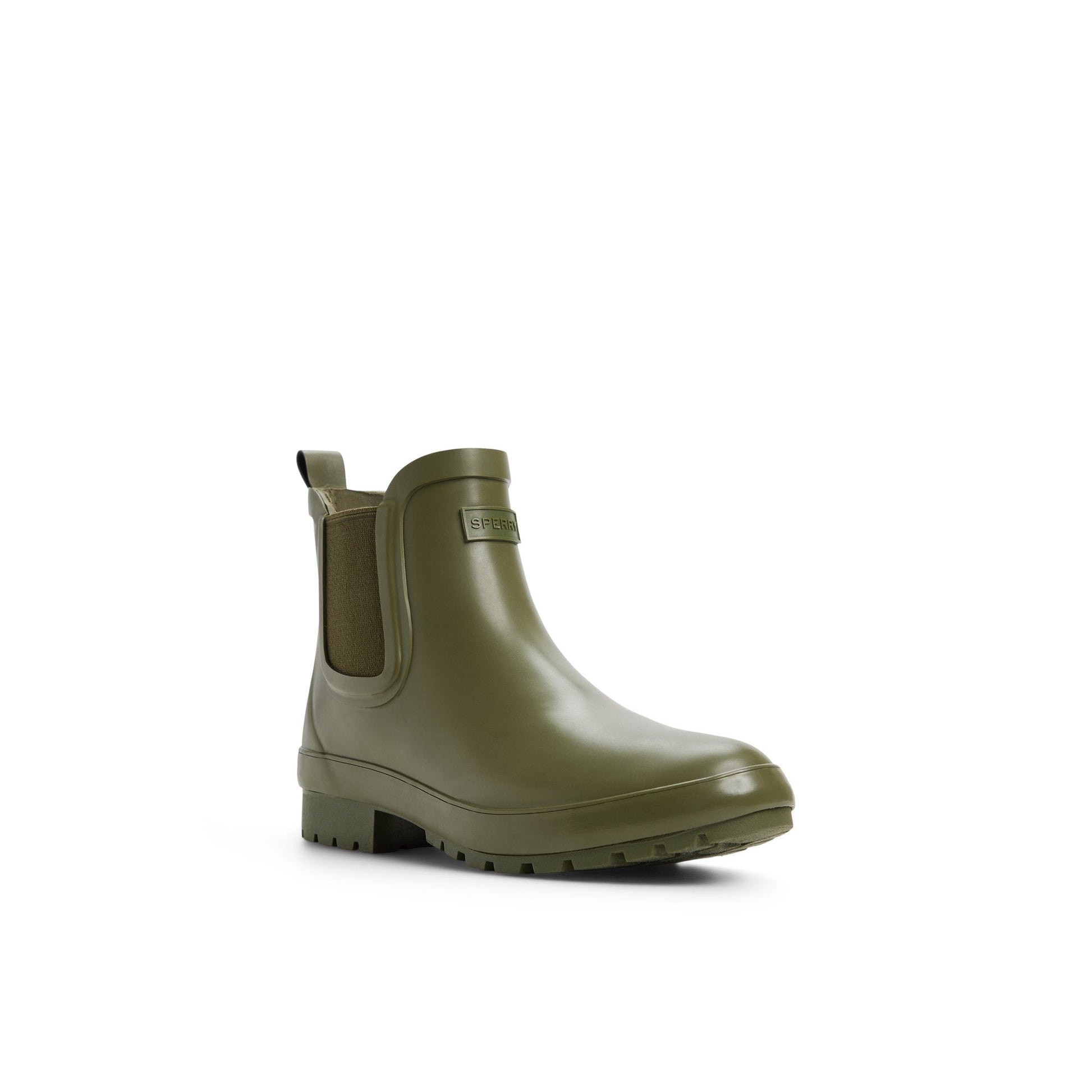 Sperry Drizzle Chelsea Rain Boot Olive