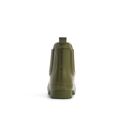 Sperry Drizzle Chelsea Rain Boot Olive