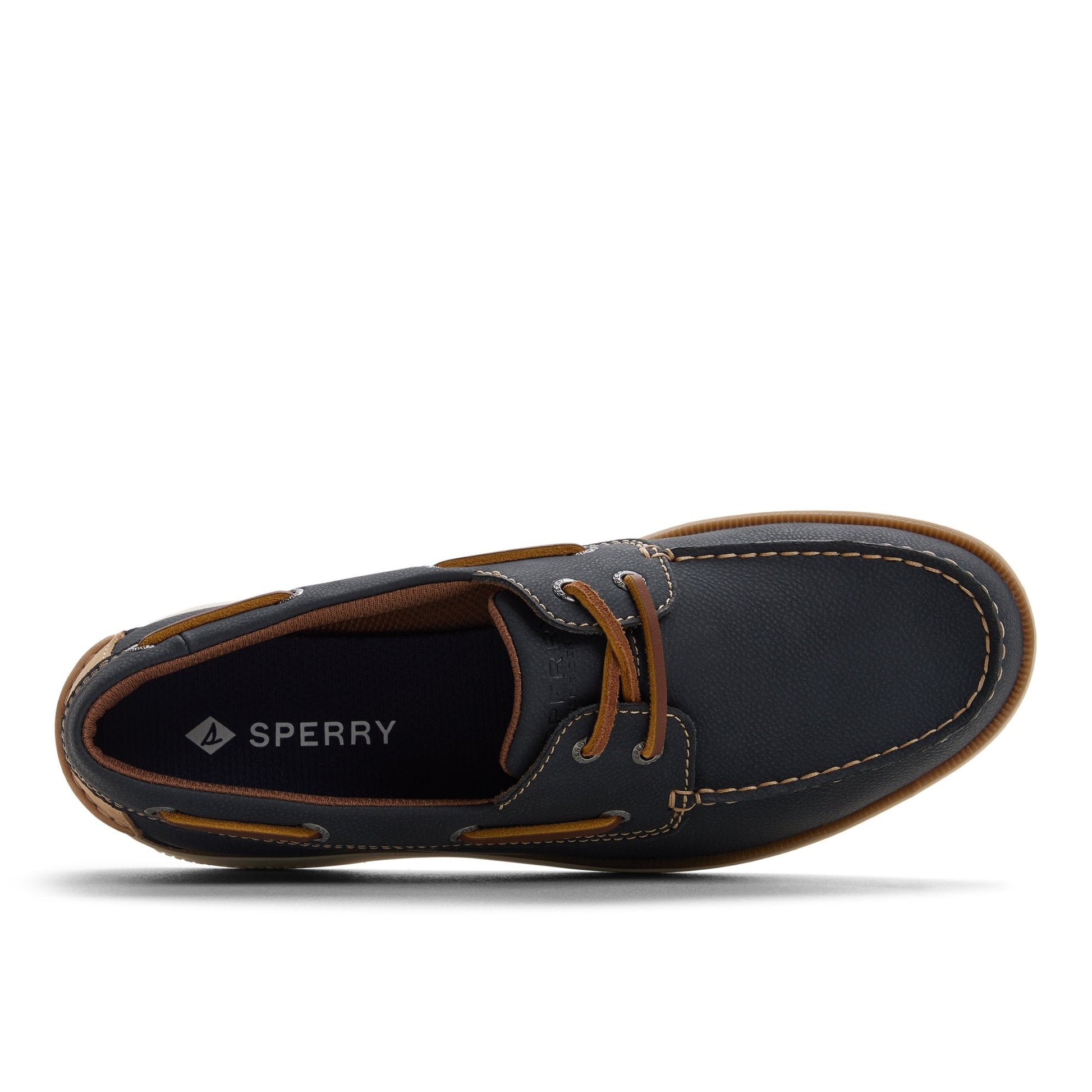 Sperry Hull 2 Eye Boat Shoe Navy
