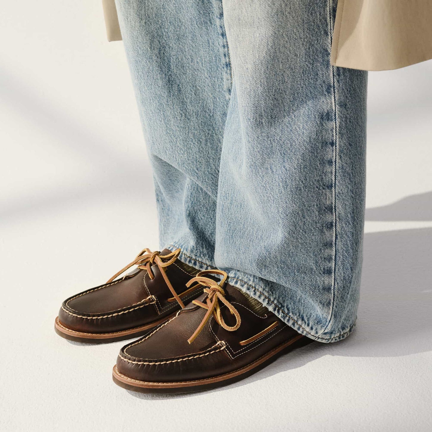 Sperry Authentic Original 2-Eye Ripple Lug Boat Shoe Amaretto