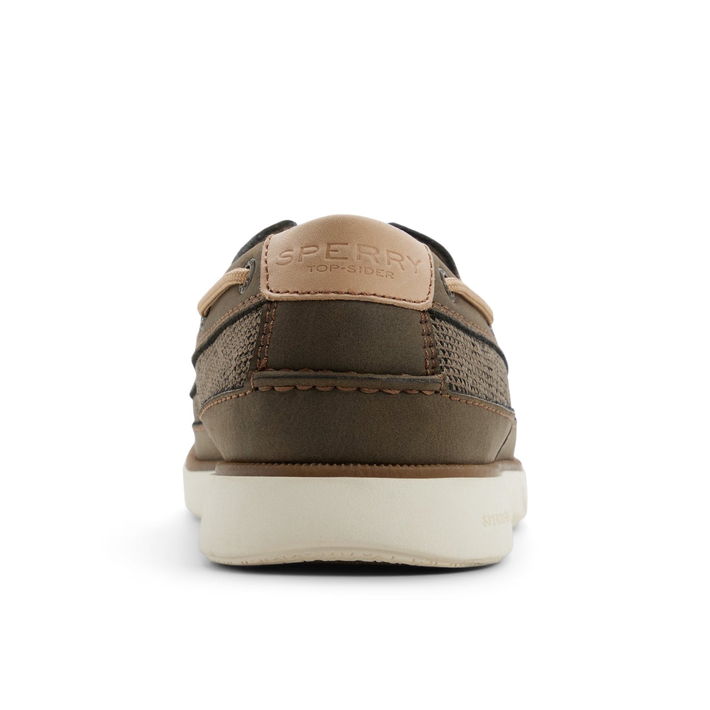 Sperry Hull 3 Eye Boat Shoe Olive