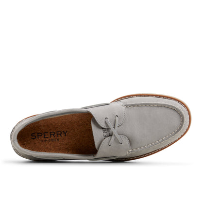 Sperry Authentic Original 2-Eye Ripple Lug Boat Shoe Light grey