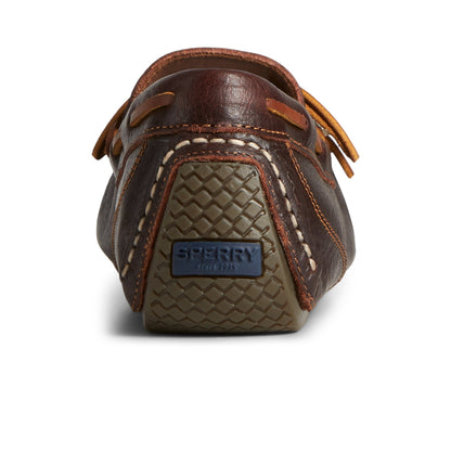 Sperry Davenport Pull Up Leather 1-Eye Driver Brown