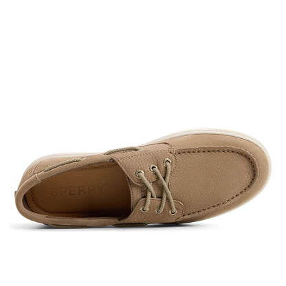Sperry Como Moc Cup Sole Boat Shoe Taupe