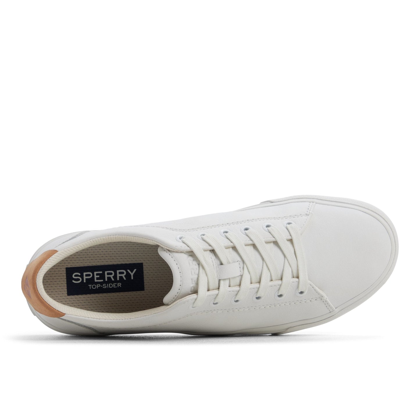 Sperry Helm Lace to Toe Sneaker White