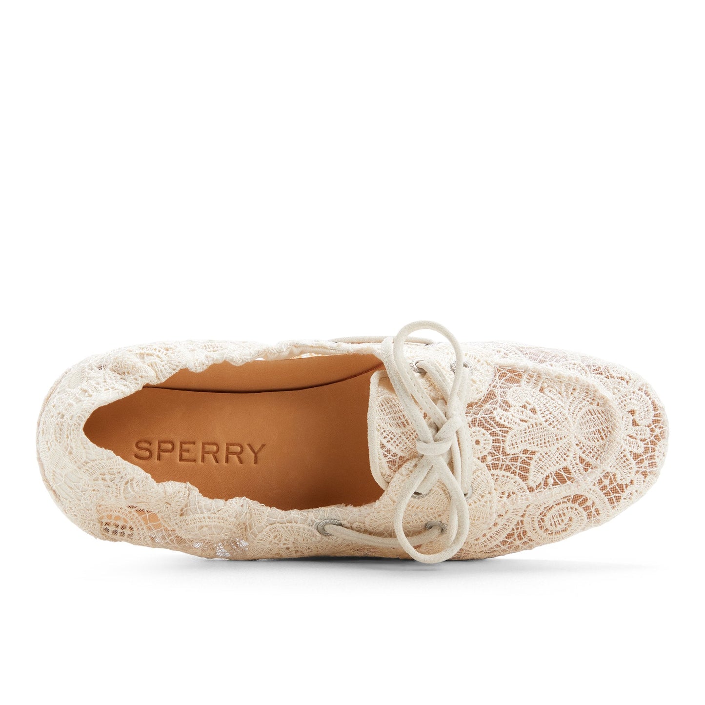 Sperry Slim Sail Boat Shoe Cream