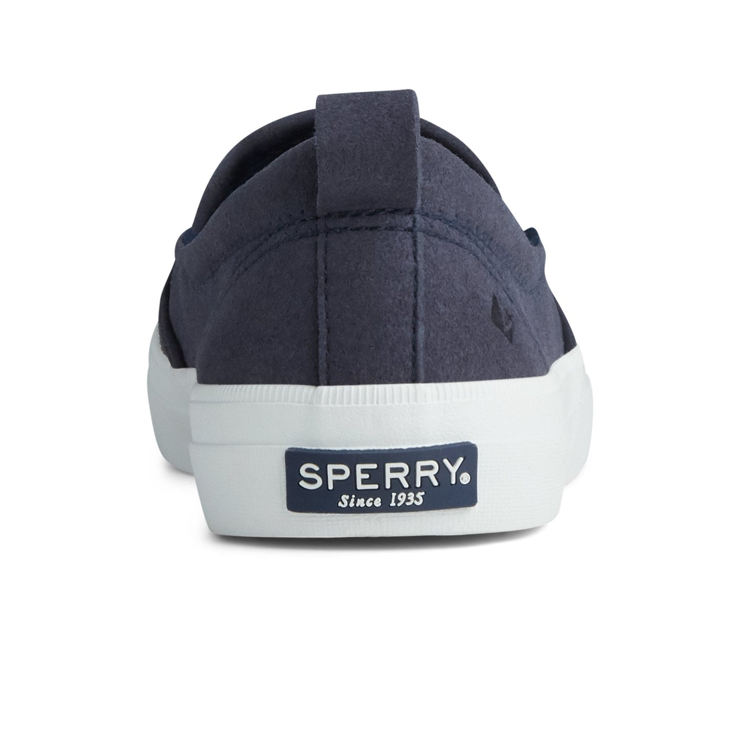 Sperry Crest Twin Gore Perforated Slip On Sneaker Navy