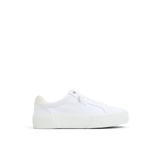 Sperry Bermuda Lace to Toe Platform Sneakers White