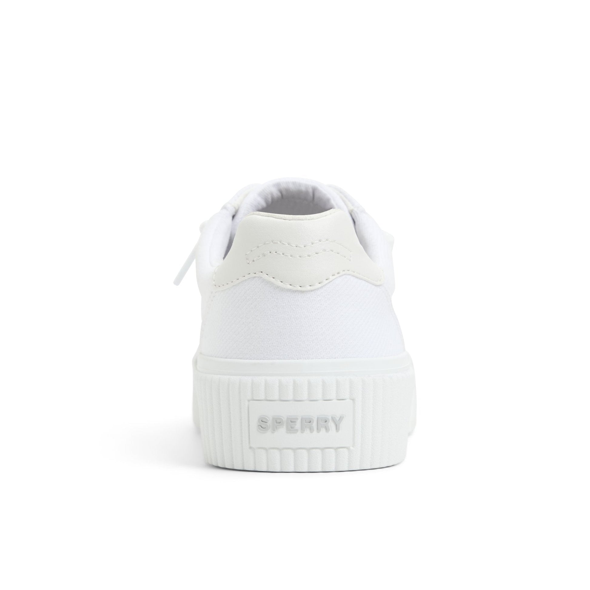 Sperry Bermuda Lace to Toe Platform Sneakers White