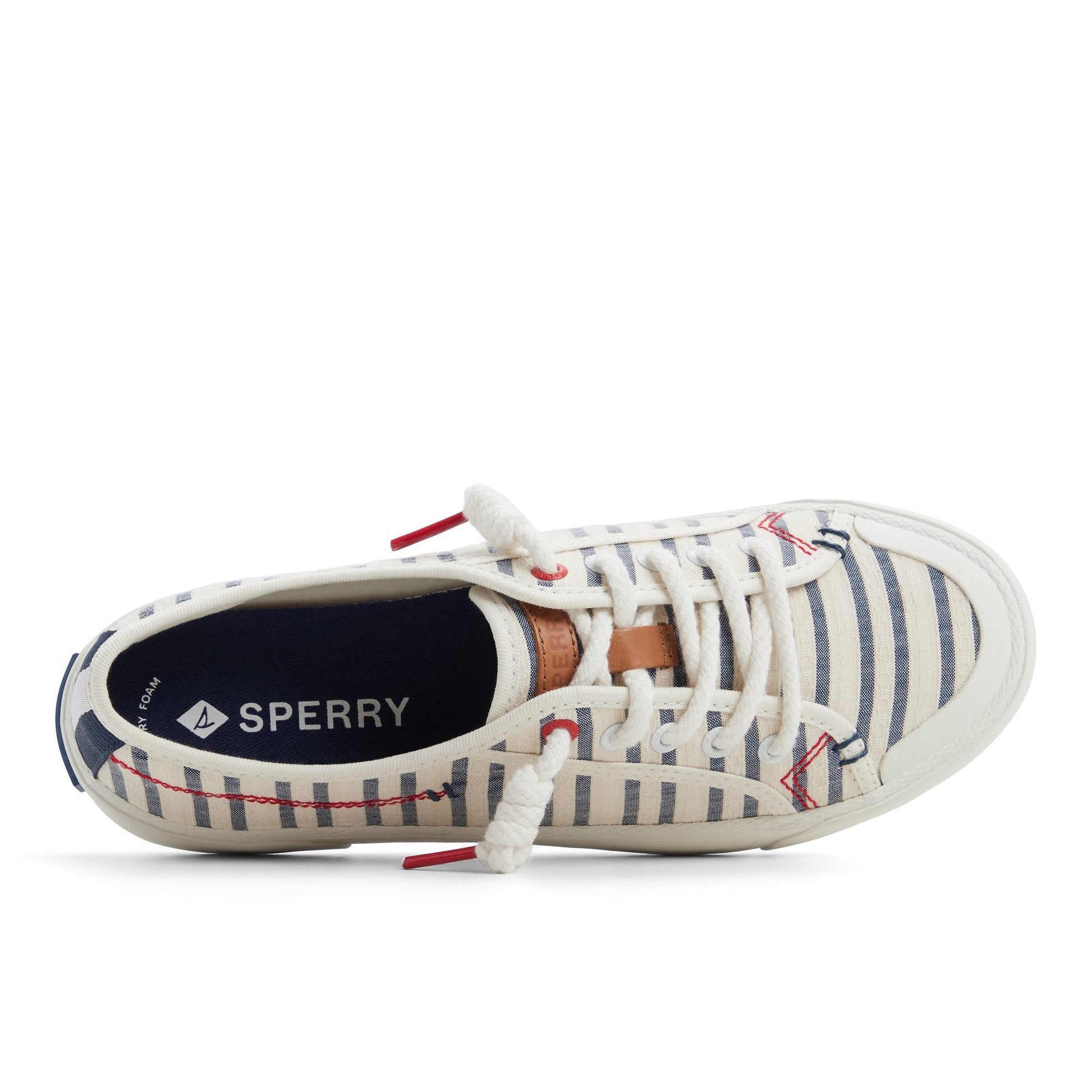Sperry Pierwave 2 Lace to Toe Sneaker Blue stripe